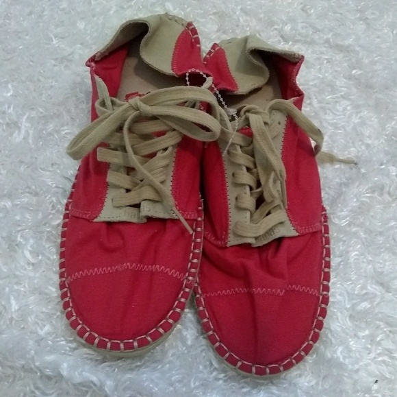 Havaianas Alparagatas Origine Ruby Red Preppy Vacation Two Tone Sneakers Size 9 - Picture 5 of 8